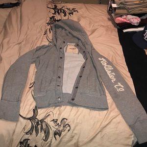 WARM HOLLISTER BUTTON UP, SIZE L